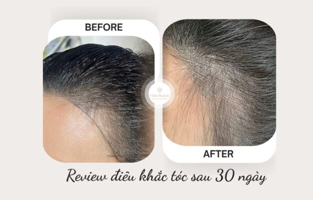 Review Dieu Khac Toc Sau 30 Ngay Tai Vian Beauty